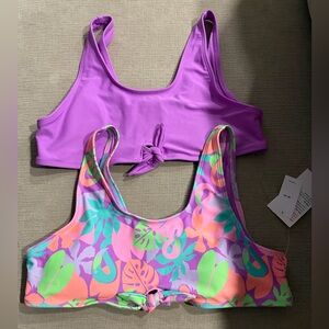 Old Navy Kids Swim Bikinis - Purple and Multicolor